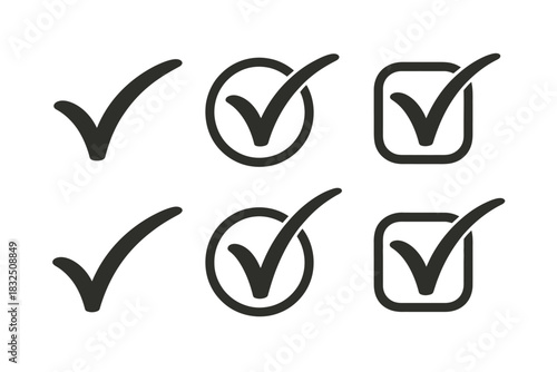 Check Mark Icon Symbol Vector for Web Mobile and computer