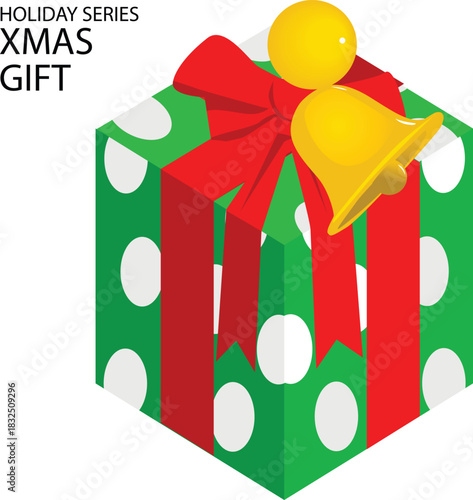 vector illustration of christmas gift boxes