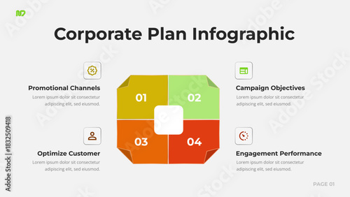 Corporate Plan Infographic