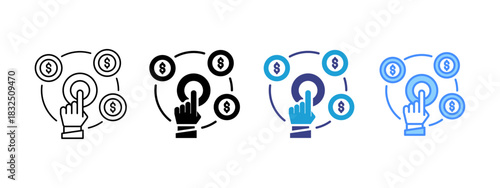 Cpc  icon set multiple style collection