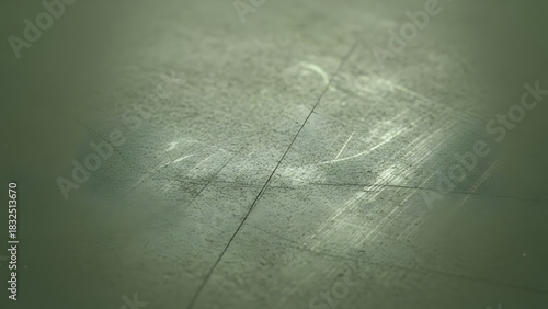 Abrasive Cracked Surface Texture Background Olive Green Grunge Detail