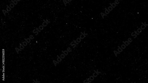 Stop Motion vintage black film grain texture with dust and scratches, retro grunge background for design, photo overlay and creative projects ,A dark, textured surface is displayed