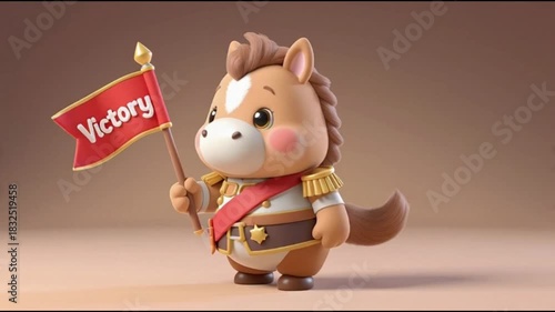 Fantasy Horse Soldier Character Loop