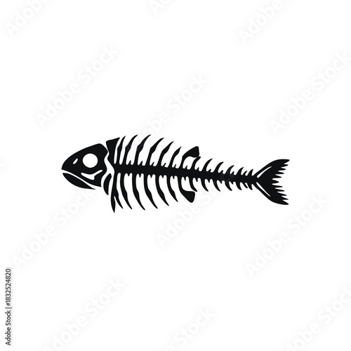 Black and white illustration of a millipede vector style