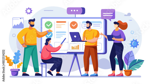 team collaboration, business planning, strategy discussion