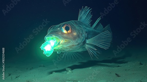 Exploring the Impact of Marine Pollution on Deep-Sea Fish Through Bioluminescence and Plastic Ingestion