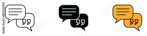 Customer feedback icon vector. clear communication and feedback symbol. vector illustration.