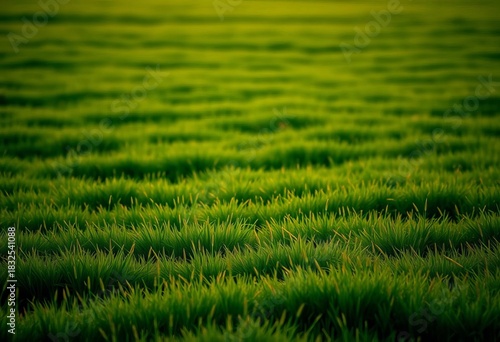 Silhouette of continuous, unbroken grassy field, smooth edges,  organic,  vector