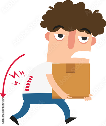 wrong carrying position Improper or against proper carrying body posture