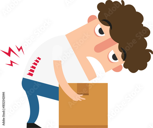 wrong carrying position Improper or against proper carrying body posture