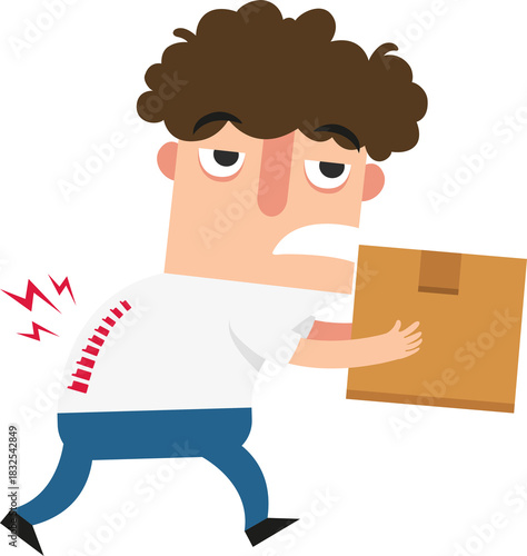 wrong carrying position Improper or against proper carrying body posture