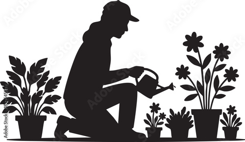 silhouette of a woman