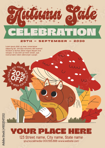 Autumn Harvest Sale Festival Flyer