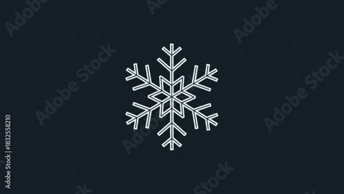 Downloadable winter snowflake vector graphic for christmas holiday season decoration and design projects
