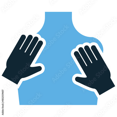 Massage Icon Vector Ideal for spa, relaxation, health, wellness, and beauty graphics. Symbolizes treatment, relaxation, therapy, and simple wellness.