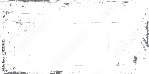 Abstract vintage grunge texture backdrop design illustration with technical line art frame border pattern