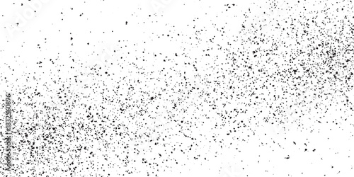 Speckle grain dot texture with distress noise effect. White paper grunge pattern with dust, grit, and dirt overlay. Vector illustration on Speckle grain dot white paper noise texture with distress 