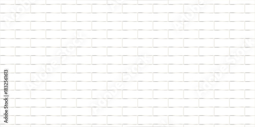 White brick wall background. architecuture construction stone block brick wallpaper. seamless building cement concrete wall grunge background.	