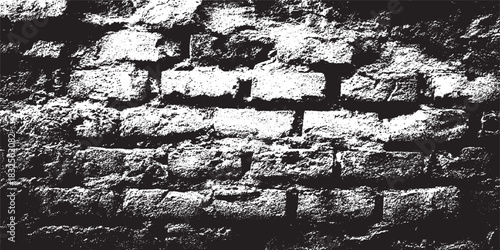 Grunge old stone wall texture surface dust and rough dirty wall background concept. Worn, torn, weathered effect. grunge black brick wall overlay texture background