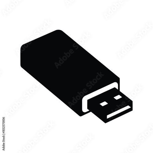 Usb flash drive icon data storage technology