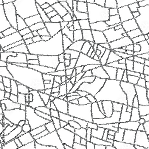 abstract zigzag line seamless pattern on white  background