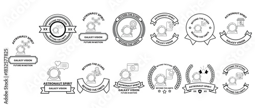 A collection of animal-themed badges