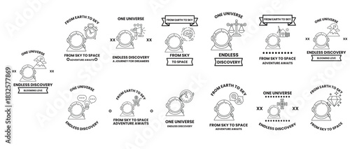 A series of images of animals with the word discovery written below them