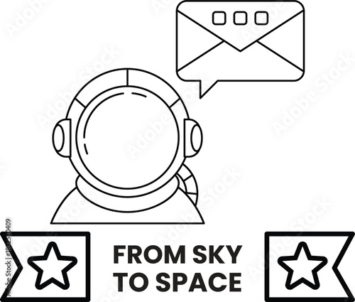 A man in a space suit is talking on a phone