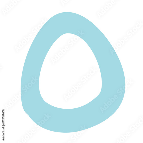 Cute Arabic Number 5 Illustration
