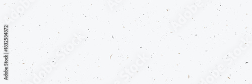 White speckled handmade recycled paper texture with scattered natural fibers and organic particles, eco-friendly craft background for stationery, packaging, branding, print, modern design