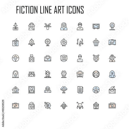 Fiction Story and Imagination Concept Illustration