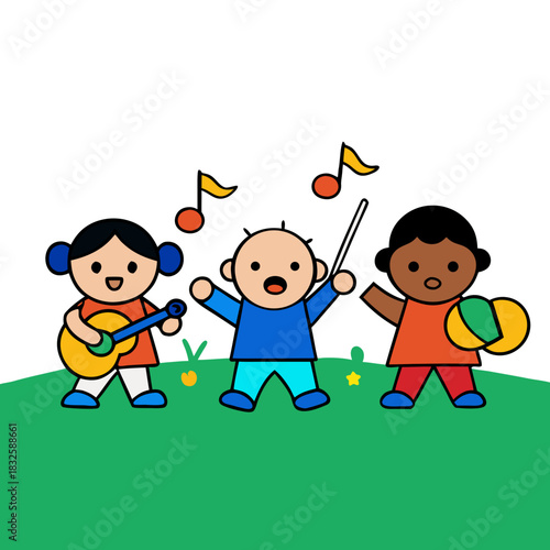 children playing with toys