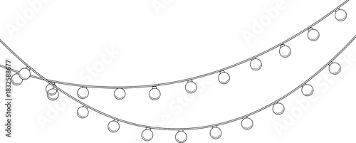 String lights party lights decoration festive celebration event holiday glow