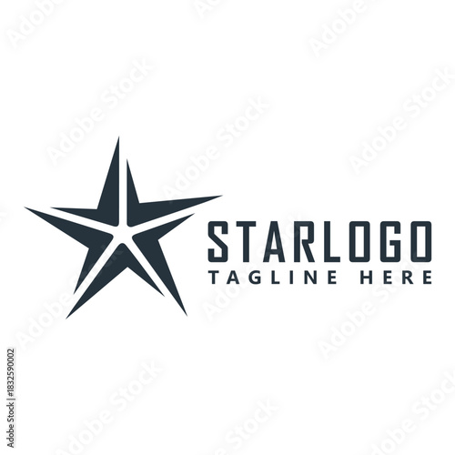 Star abstract logo icon vector template