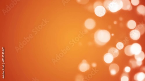 Wallpaper Mural Abstract bokeh effect on orange background Torontodigital.ca