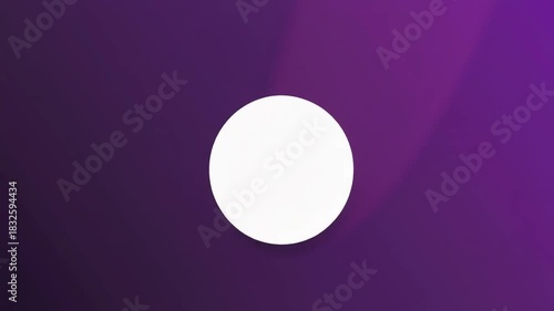 Wallpaper Mural Abstract white circle against dynamic purple backdrop Torontodigital.ca