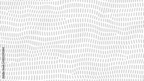 Abstract Wavy Lines Pattern Seamless Vector Background in Gray and White