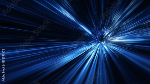 Experience the Rush of Hyperspace with this Stunning Blue Light Speed Background for Futuristic Designs and Dynamic Visuals, Perfect for Tech Startups and Innovation Concepts