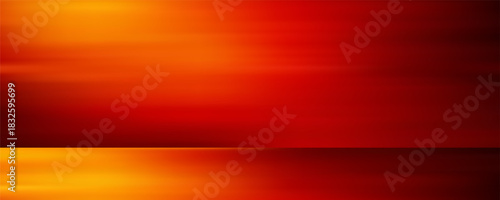Abstract fiery background, red orange yellow light streaks with diagonal motion blur effect for energetic modern design.