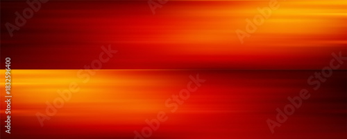 Abstract fiery background, red orange yellow light streaks with diagonal motion blur effect for energetic modern design.