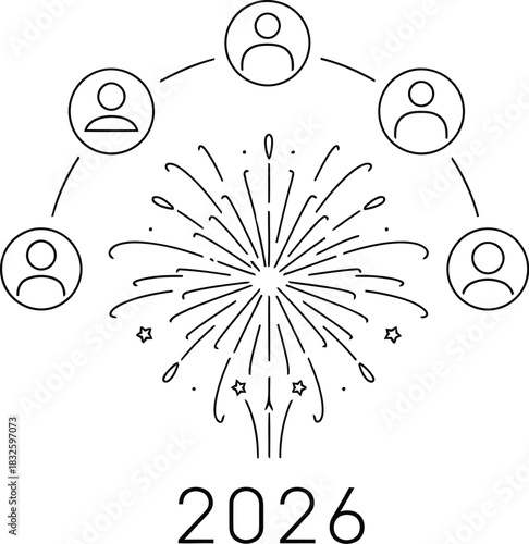 2026 team network connection collaboration future growth success teamwork