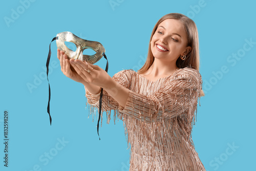 Beautiful young woman with ...