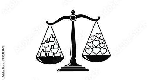 Balance between money and real estate investment, weighing financial growth and property ownership, symbolizing smart financial decisions and planning
