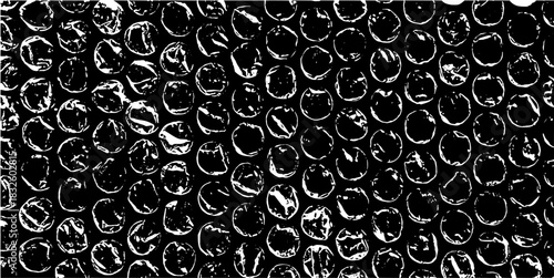 Bubble Wrap Texture Vector Ideal for backgrounds, packaging, and safety themes. Symbolizes protection, fragility, cushioning, and simple shipping material.