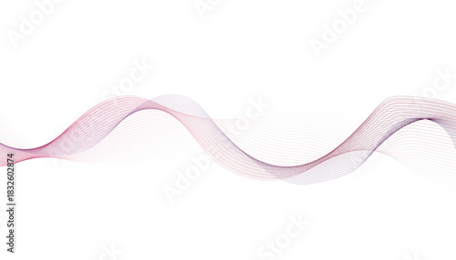 Colorful Wave Lines Background