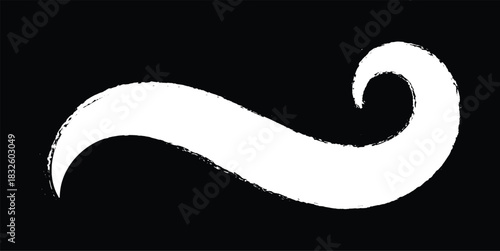 Swoosh and swash tails collection. Swooshes text tail for baseball design. Sports swash underline shapes set in retro style. Swish typography font element for athletics, baseball,