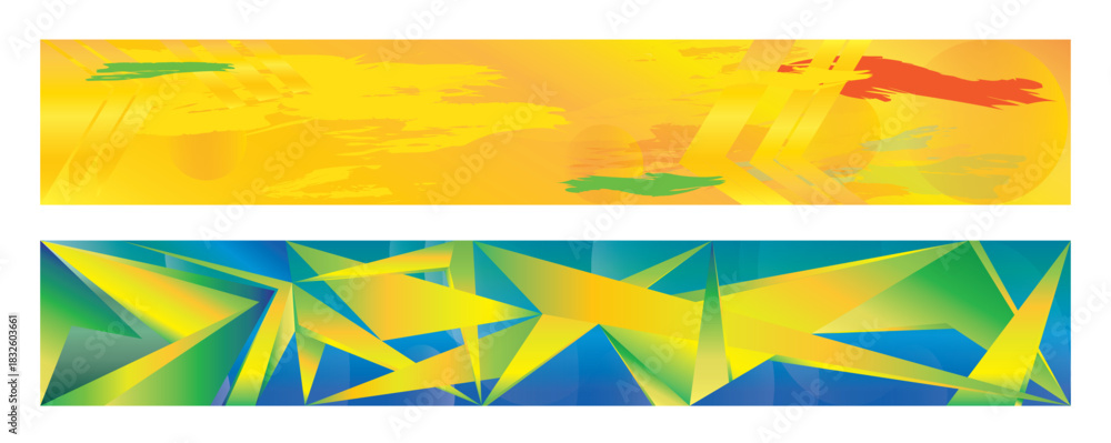 Obraz premium set of vector colorful backgrounds for web, sticker and wallpaper