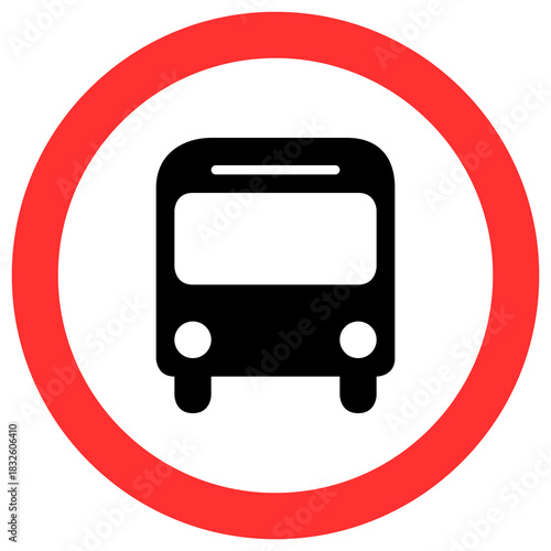 bus stop sign