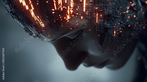 AGI - An artificial general intelligence. Robot, or cyborg concept