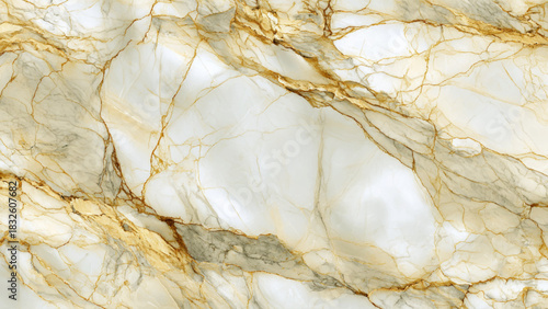 Luxury white marble texture with gold veins elegant background design